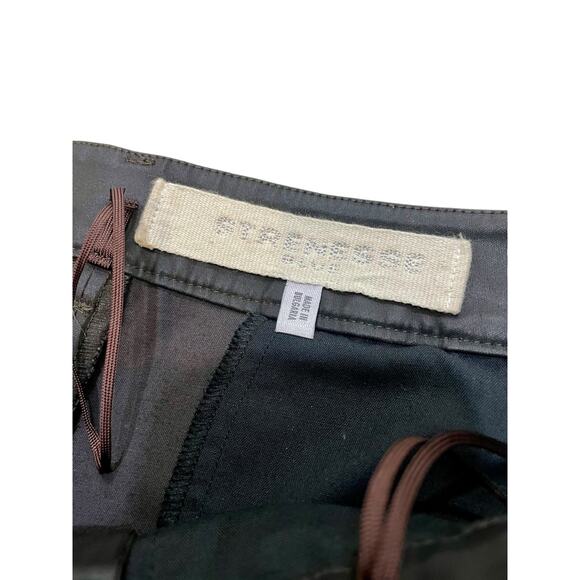 Strenesse Runway 2006 Waxed Cotton Twill Pants Brown Size 8 - Picture 7 of 12